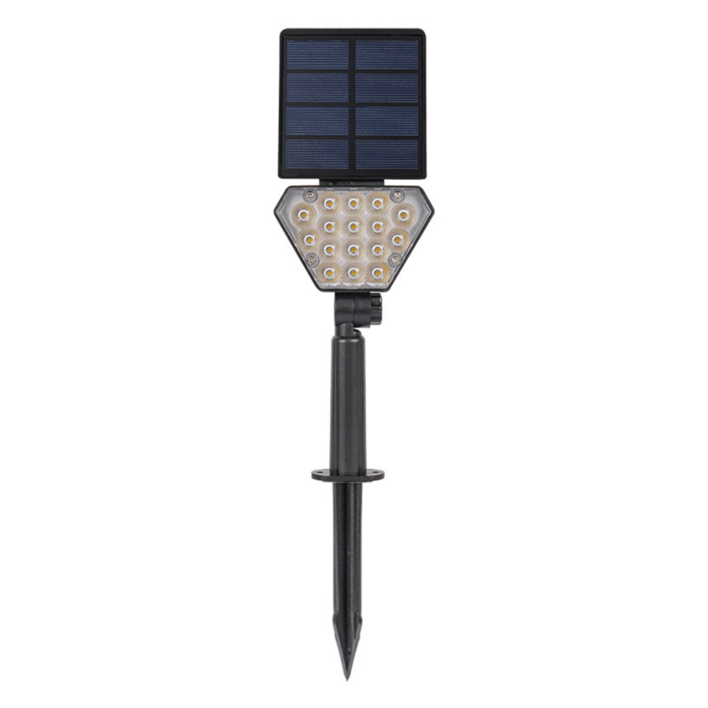 2pcs Foldable 스포트라이트 산책로 옥외 방수 안뜰 LED 램프 잔디 쉬운 설치 최고 밝은 야드 장식 태양 정원 빛